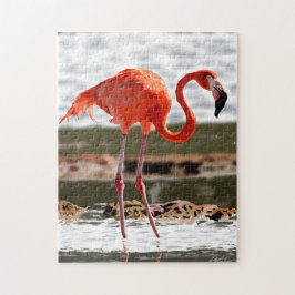 Entspannende Flamingo Puzzle