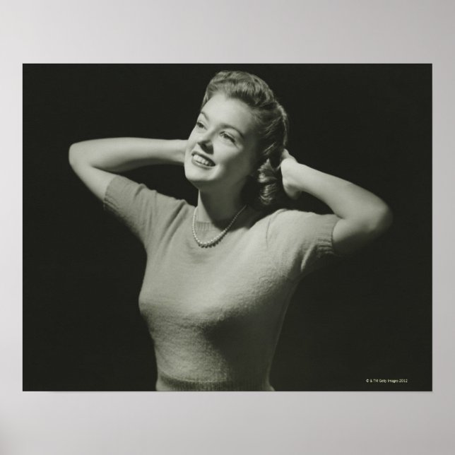 Entspannende Frau Poster (Vorne)