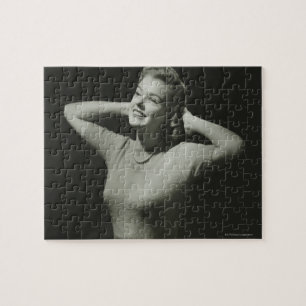 Entspannende Frau Puzzle