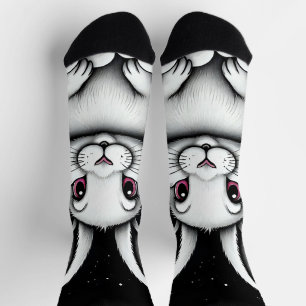 Entspannende Himmelsstimmung Himmlischer Hase Socken