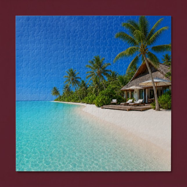 Entspannende Inselstrand Puzzle (Von Creator hochgeladen)