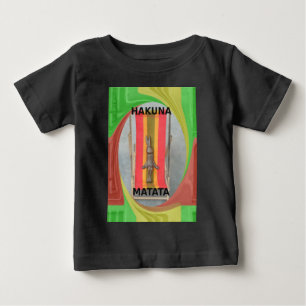 Entspannende Kaninchenkonstruktionen Druckgestaltu Baby T-shirt