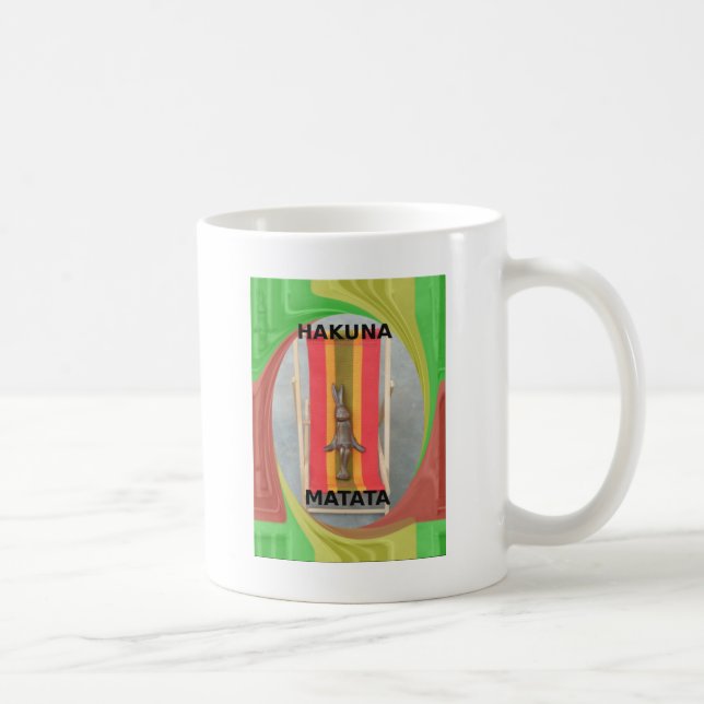 Entspannende Kaninchenkonstruktionen Druckgestaltu Kaffeetasse (Rechts)