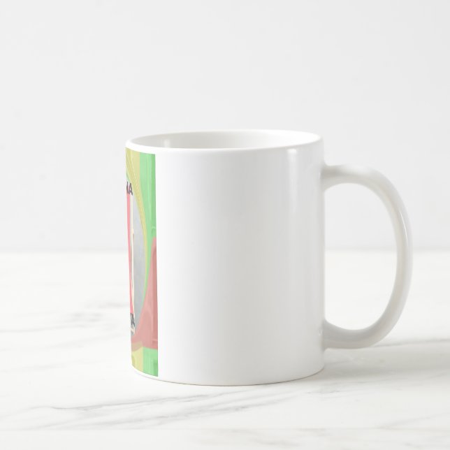 Entspannende Kaninchenkonstruktionen Druckgestaltu Kaffeetasse (Rechts)