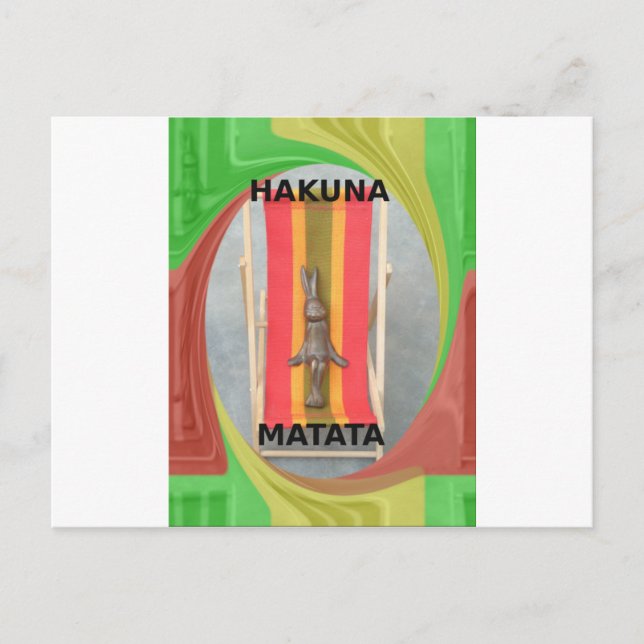 Entspannende Kaninchenkonstruktionen Druckgestaltu Postkarte (Vorderseite)