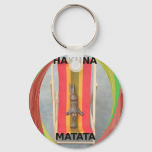 Entspannende Kaninchenkonstruktionen Druckgestaltu Schlüsselanhänger