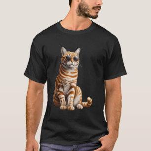 Entspannende Katze Süßes Kätzchen Lustiger Katzenl T-Shirt