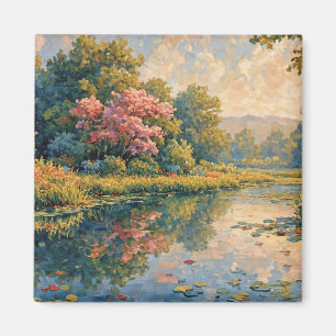 Entspannende Malerei Magnet