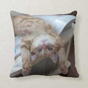 Entspannende Miezekatze Kissen