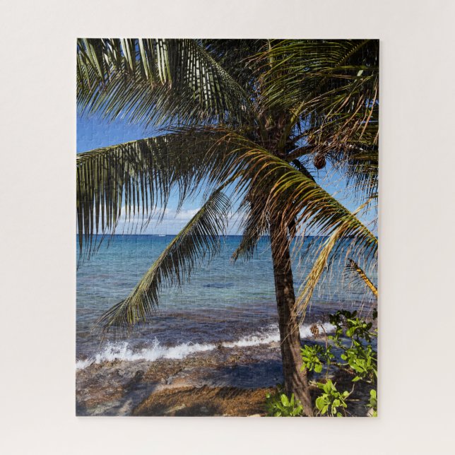 Entspannende Strandszene Puzzle (Vertikal)