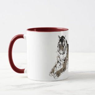 Entspannende Tiger-Tasse Tasse