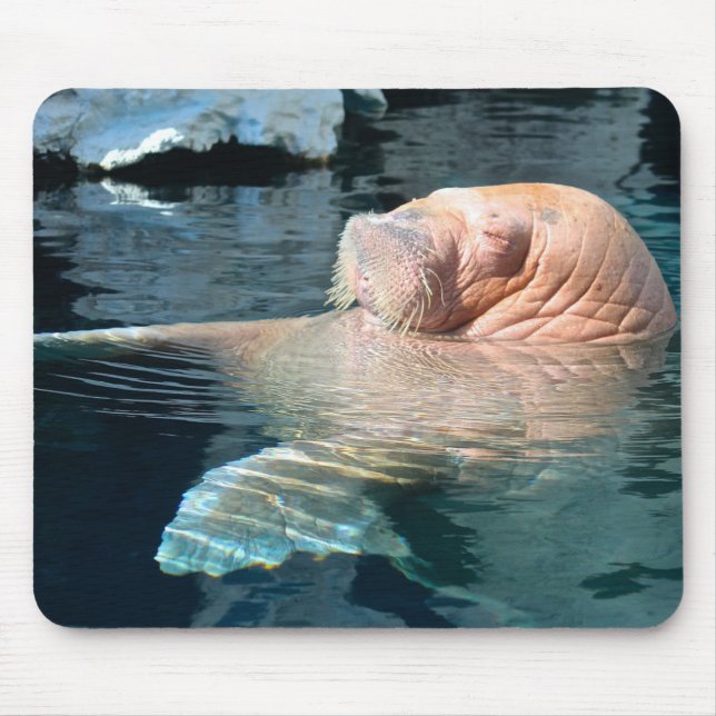 Entspannende Walrus Mouse Pad Mousepad (Vorne)