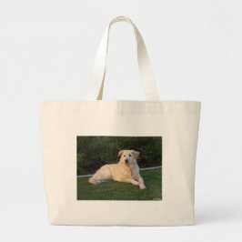 Entspannender Hund Jumbo Stoffbeutel