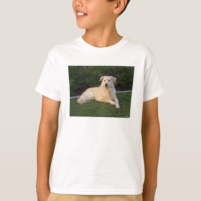 Entspannender Hund T-Shirt (Vorderseite)