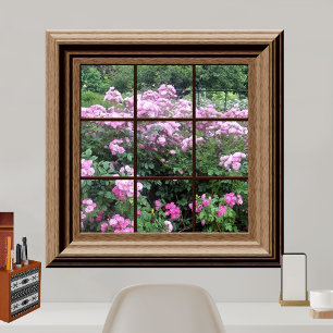 Entspannender Imitat-Fenster-Plakat-friedlicher Poster