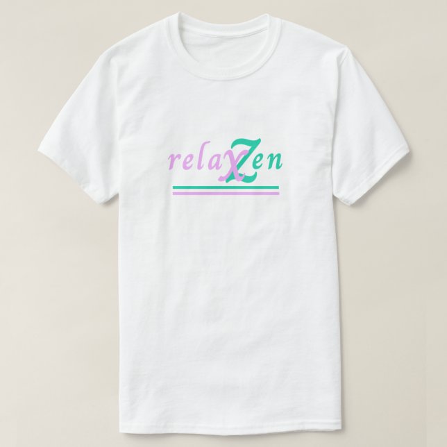 Entspannender T - Shirt für Männer (Design vorne)