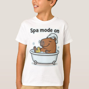 Entspannendes Capybara-Meme-Cartoon T-Shirt