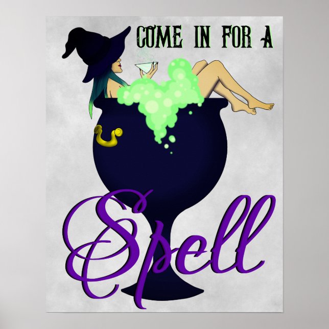 Entspannendes Cauldron Bath Poster (Vorne)
