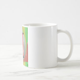 Entspannendes Kaninchen Vektor Kunstwerk Druckdesi Kaffeetasse