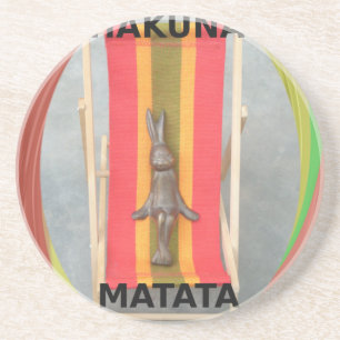 Entspannendes Kaninchen Vektor Kunstwerk Druckdesi Untersetzer