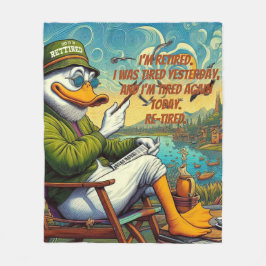 Entspannt und entspannt fleecedecke