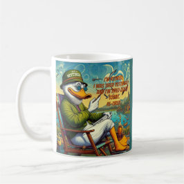 Entspannt und entspannt kaffeetasse