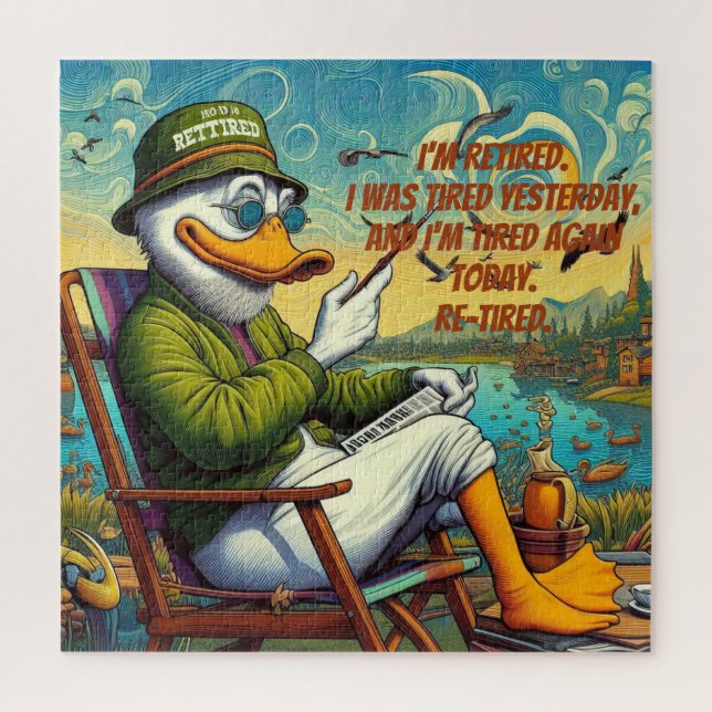 Entspannt und entspannt puzzle (Vertikal)