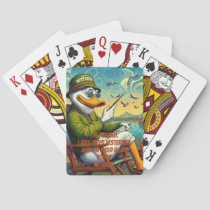Entspannt und entspannt spielkarten