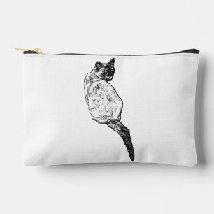 Entspannte Katze, ruhige Organisation Zubehörtasche