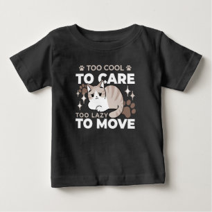 Entspannte & lazy Vibes für Cat Lovers Design Baby T-shirt