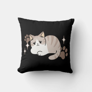 Entspannte & lazy Vibes für Cat Lovers Design Kissen