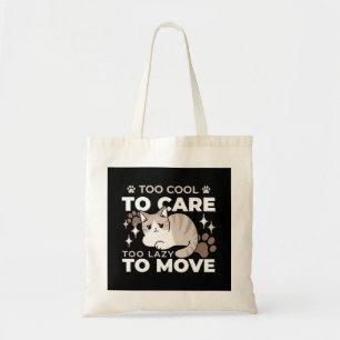 Entspannte & lazy Vibes für Cat Lovers Design Tragetasche