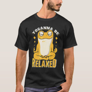 Entspannter Frosch Yoga T-Shirt