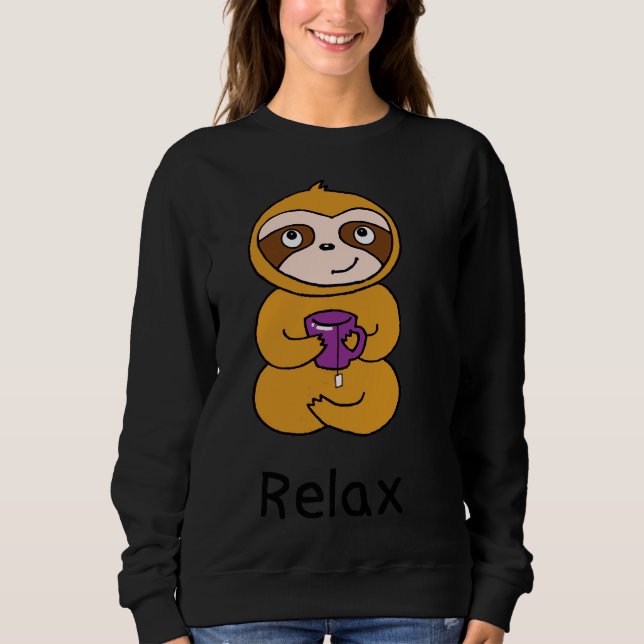 Entspannter Schlammpass Sweatshirt (Vorderseite)