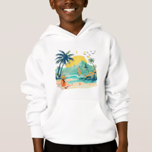 Entspannter Strand für den Sommer Hoodie