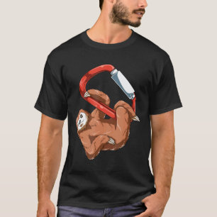 Entspanntes Faultier Bouldering- und Klettergesche T-Shirt