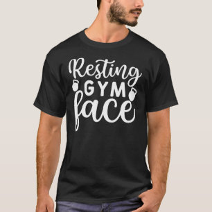 Entspanntes Fitnessstudio-Gesicht T-Shirt