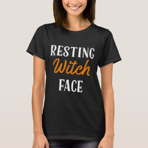 Entspanntes Hexengesicht Cool Lustiges Halloween T-Shirt