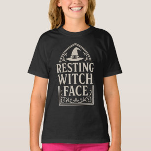 Entspanntes Hexengesicht – Lustiges Halloween-Hexe T-Shirt