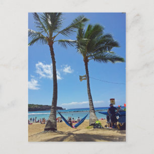Entspannung auf einem Hawaii-Strand Postkarte