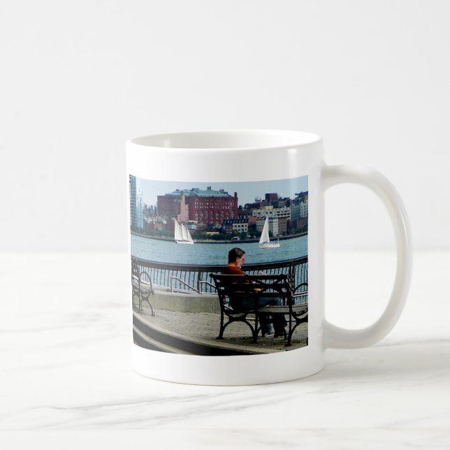 Entspannung durch die Manhattan-Skyline Tasse (Rechts)