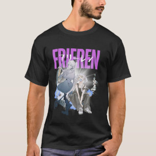 Entspannung im Nemophila-Blumengarten mit T-Shirt