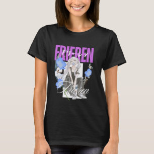 Entspannung im Nemophila-Blumengarten mit T-Shirt