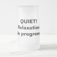 Entspannung in der mattierten Tasse
