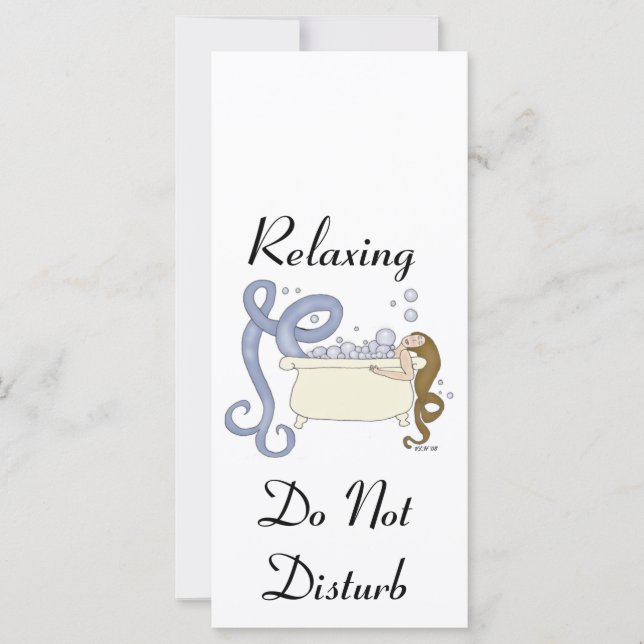 Entspannung stört ImagineMermaid.com nicht (Vorderseite)