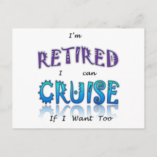 Entspannung und Cruising Fun in der Sonne Postkarte