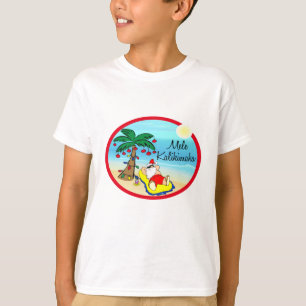 Entspannung unter Palmen-Sankt hawaiin Weihnachten T-Shirt