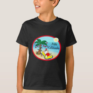 Entspannung unter Palmen-Sankt hawaiin Weihnachten T-Shirt