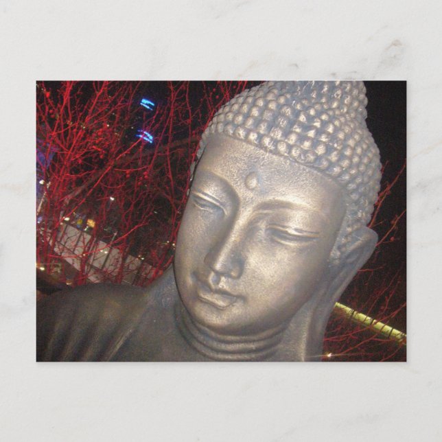 Entspannungs-Buddha Postkarte (Vorderseite)