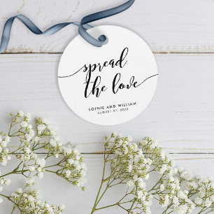 Entspannungsskript Verbreite die Liebe Hochzeit Geschenkanhänger